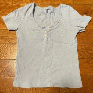 EUC Brandy Melville Zelly Light Blue Top T-shirt